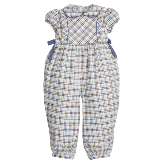 Hazel Romper - Clarkson Plaid