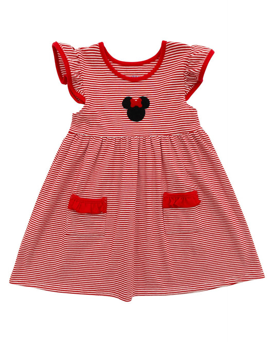 Red Stripe Mouse Dress