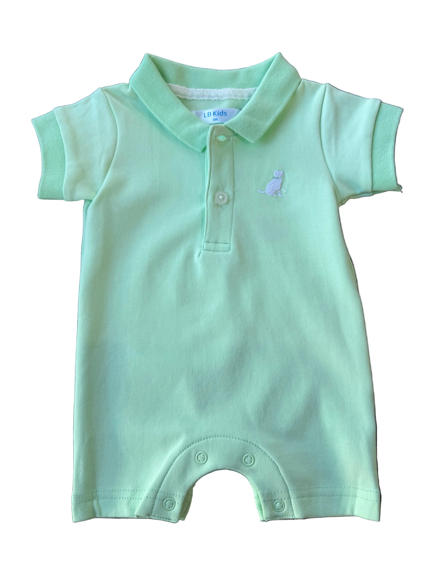 Jacob SS Romper - Mint