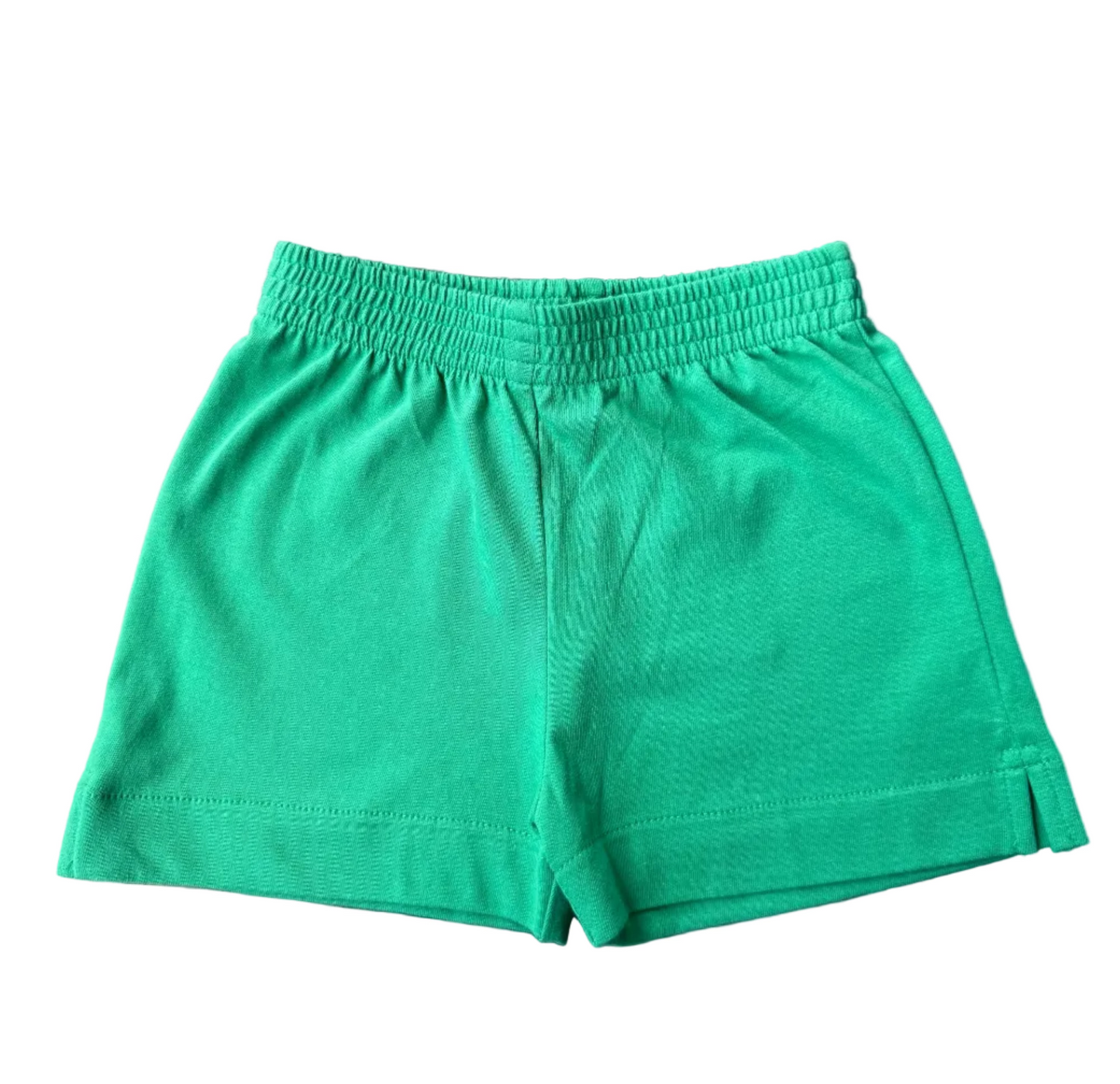Kelly Green Cotton Shorts