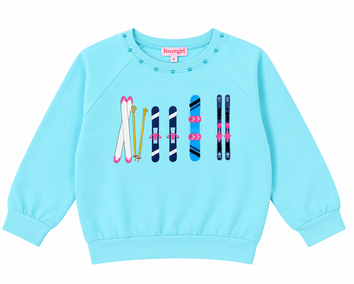 Shredder Sweatshirt- Blue Lagoon
