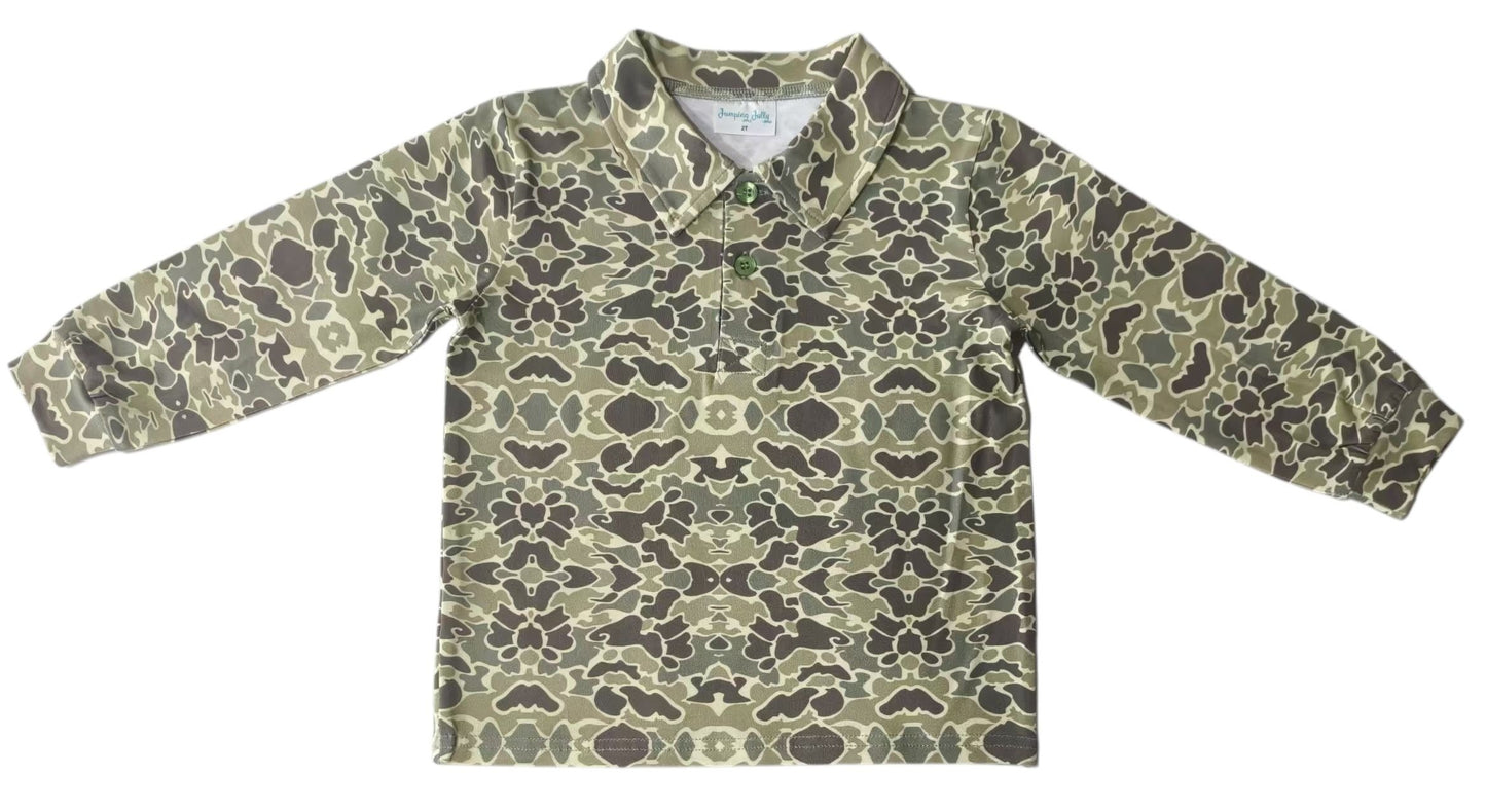 Camo Collared Shirt