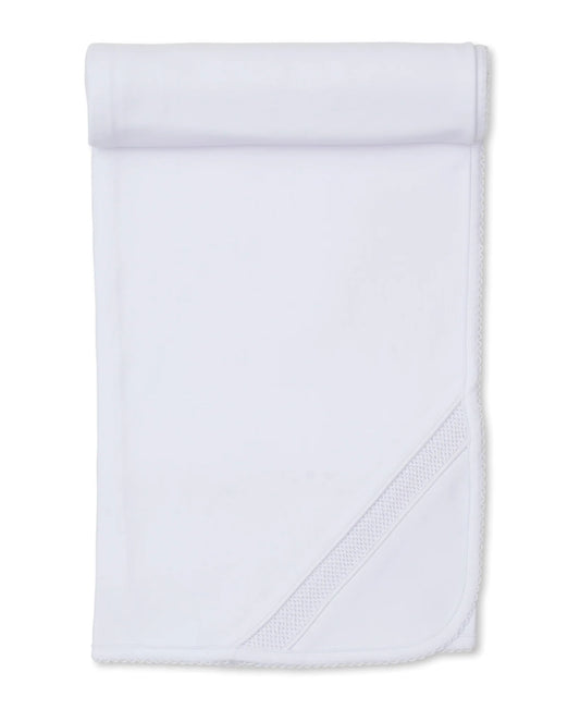 Hand Smocked White Blanket