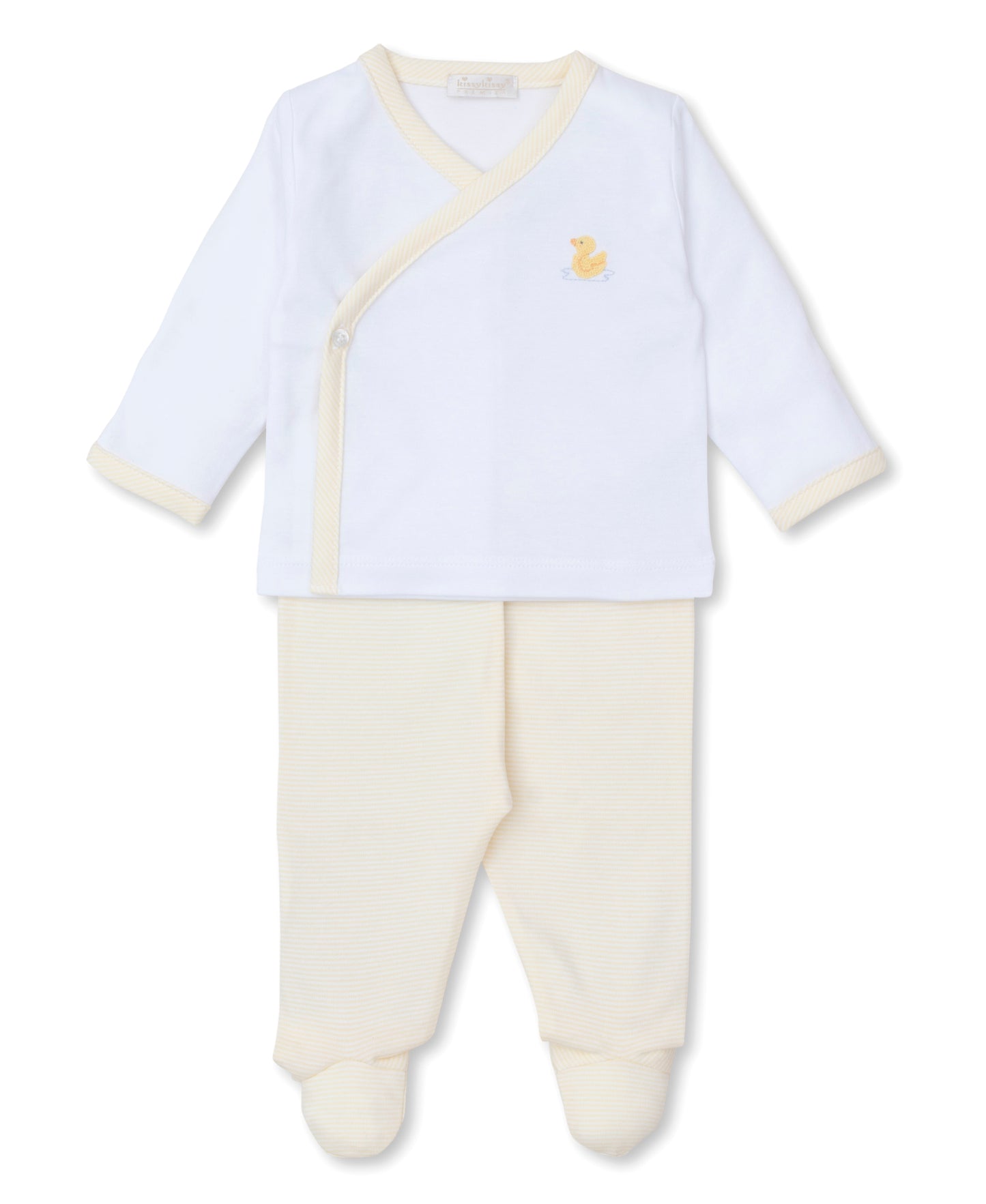 Yellow Duck Footed Pant Set