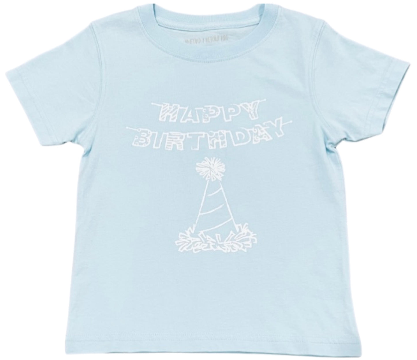 SS Light Blue Birthday T-Shirt