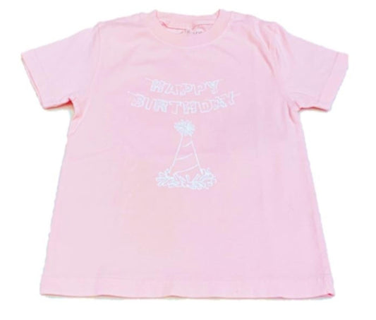 SS Light Pink Birthday T-Shirt