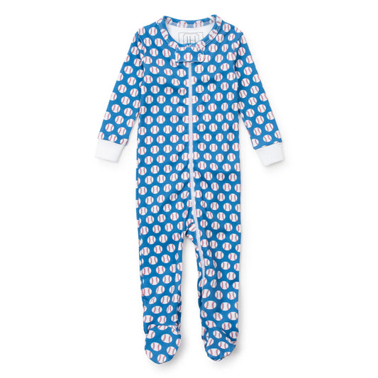 Parker Zipper Pajama - Baseball Grand Slam