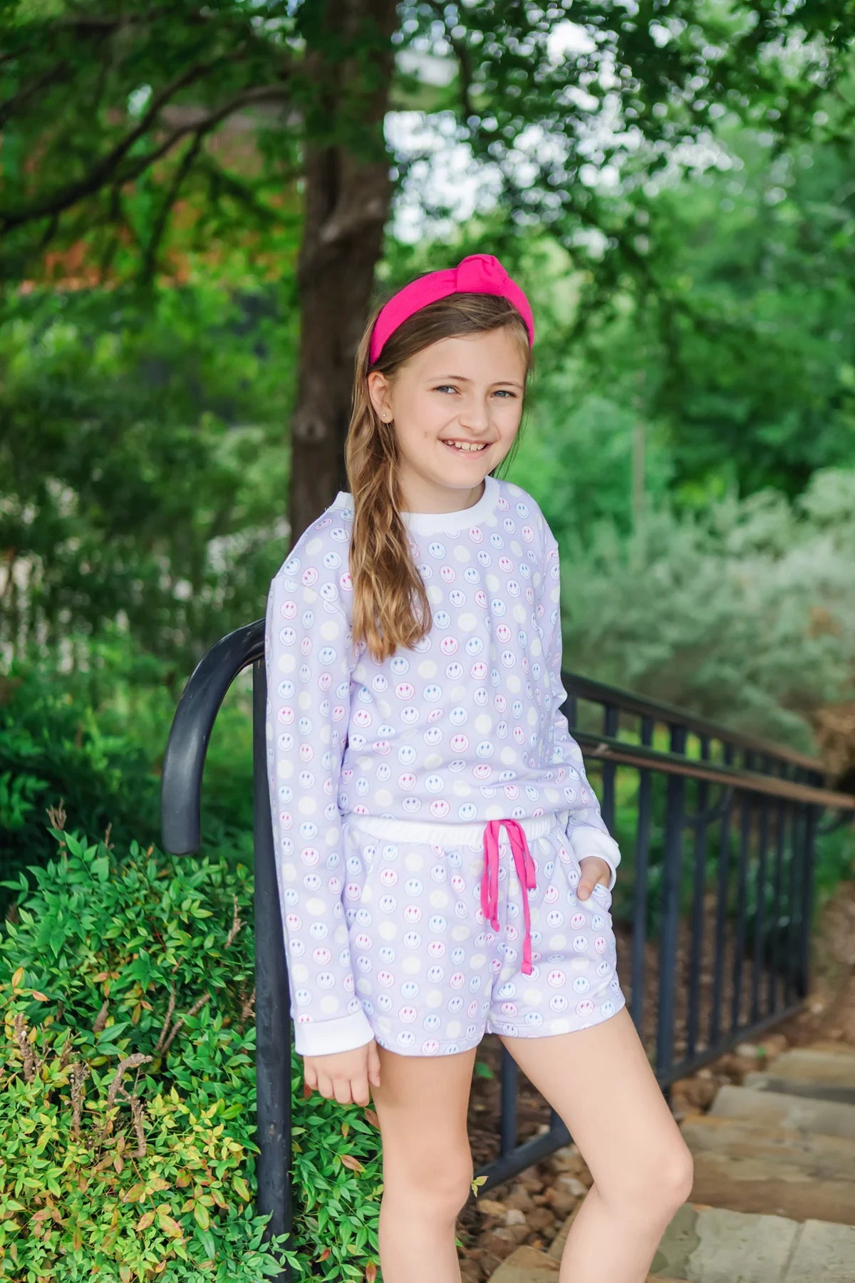 Stella Sweatshirt Short Set - Preppy Smiles