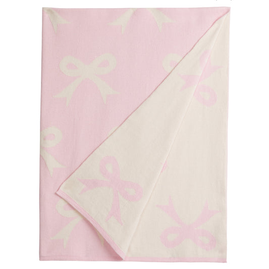 Nursery Blanket - Pink Bow