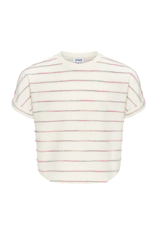 *PRE-ORDER* Fran Top - Green/Pink Stripe