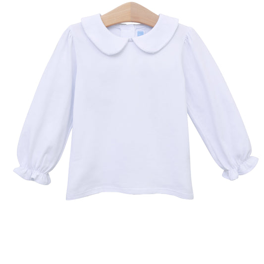 Peter Pan Collar Shirt - White