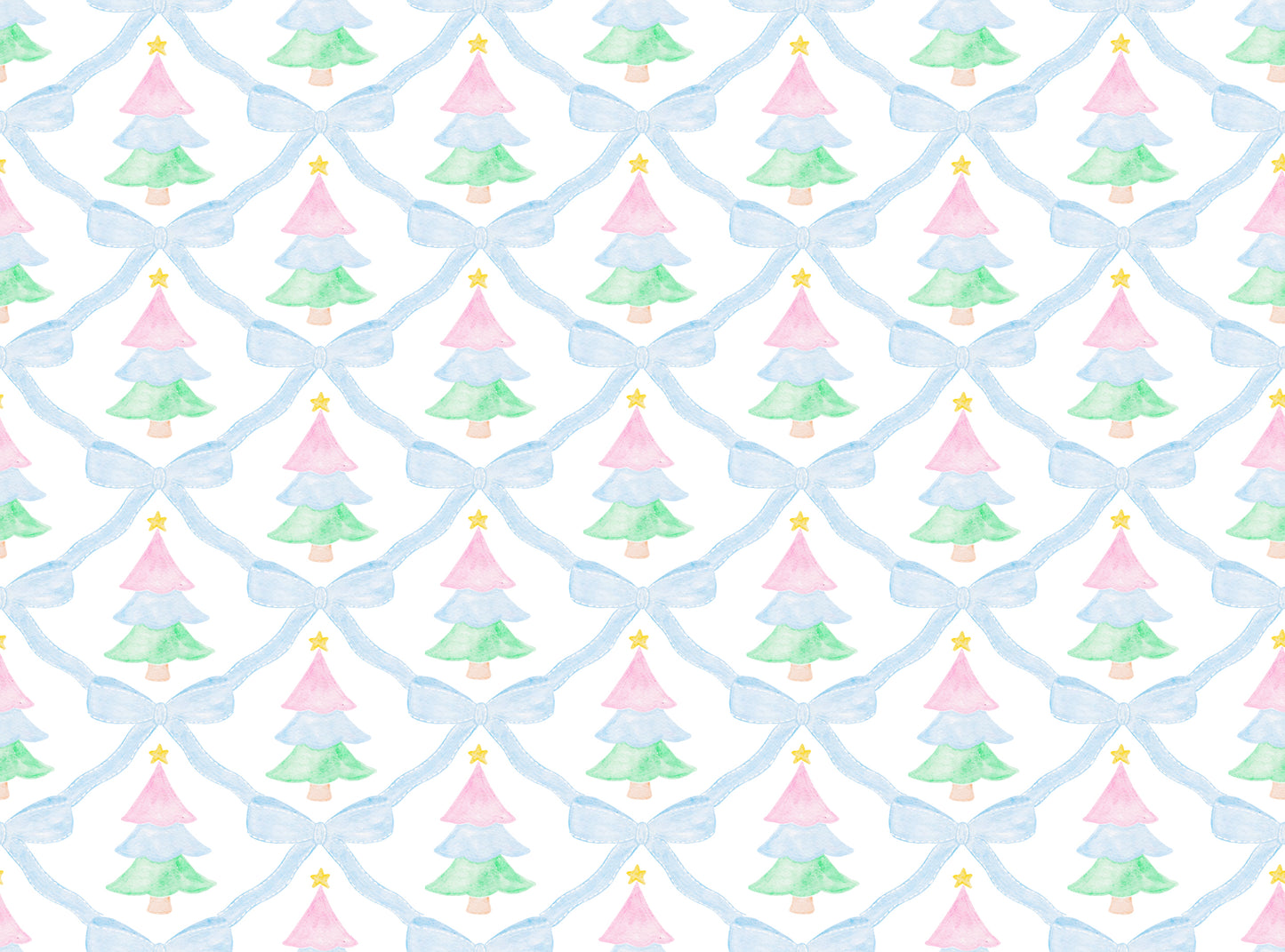 *PRE-ORDER* Cooper Legging Set - Christmas Tree/Blue Bow