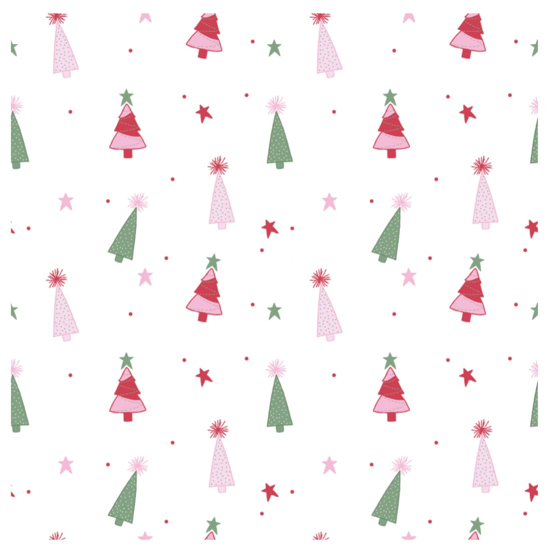*PRE-ORDER* Button Up Lounge Set - Christmas Trees & Stars