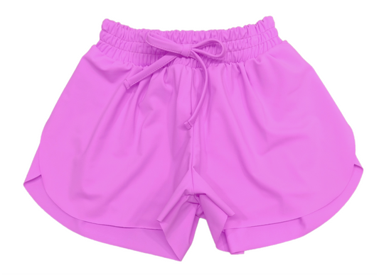 Bright Pink Butterfly Shorts