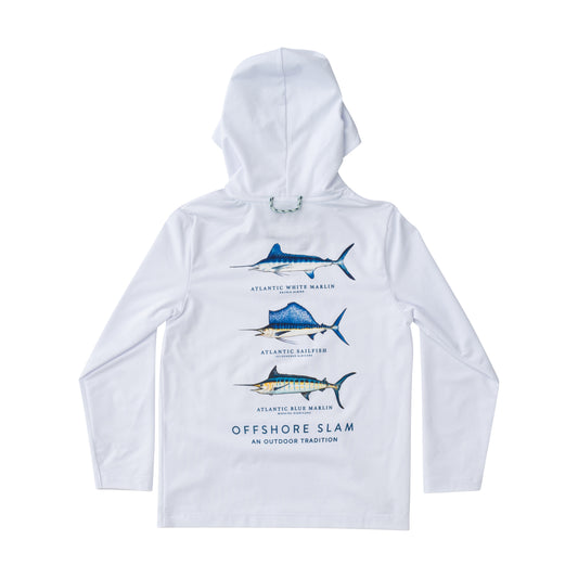 *PRE-ORDER* Pro Performance Fishing Hoodie - Bright White