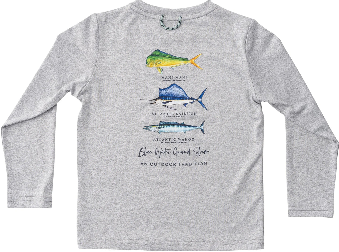 Pro Performance LS Fishing T-shirt - Heather Gray