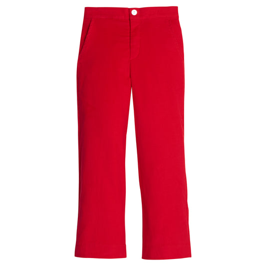 Pull On Pant - Red Corduroy