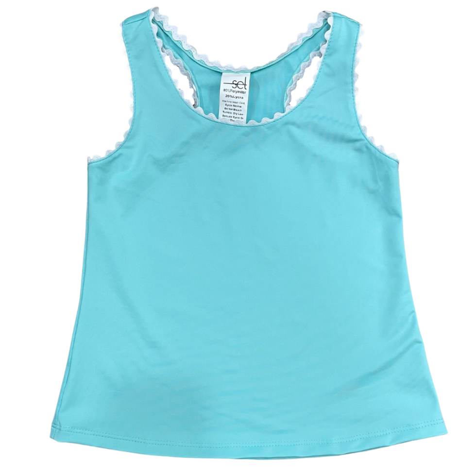Riley Tank - Totally Turquoise