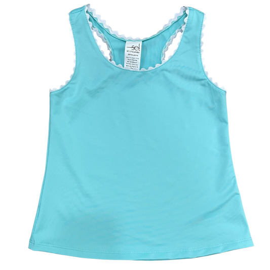 *PRE-ORDER* Riley Tank - Totally Turquoise