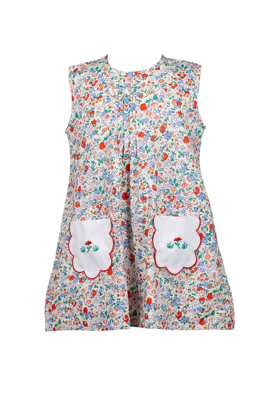 Rosie Red Floral Dress