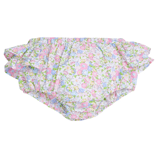 Ruffled Diaper Cover - Cheekwood Floral