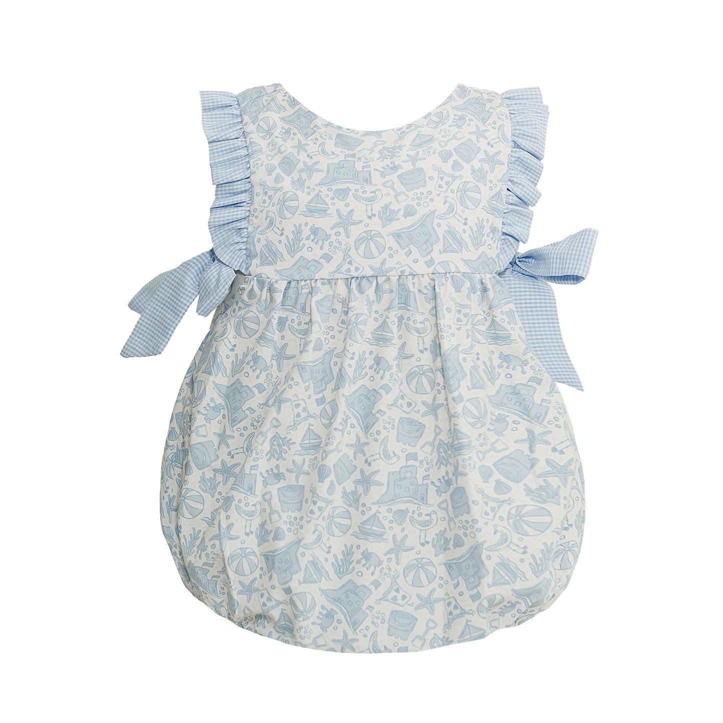 Ava Beach Days Ruffle Bow Bubble