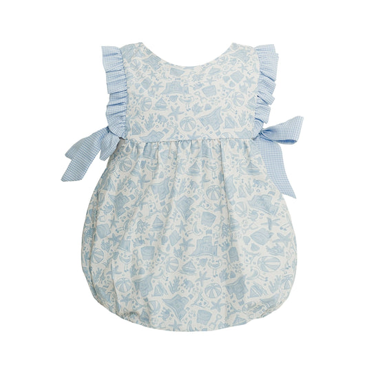 Ava Beach Days Ruffle Bow Bubble
