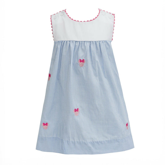 Minnie All Over Embroidered Ric Rac Dress