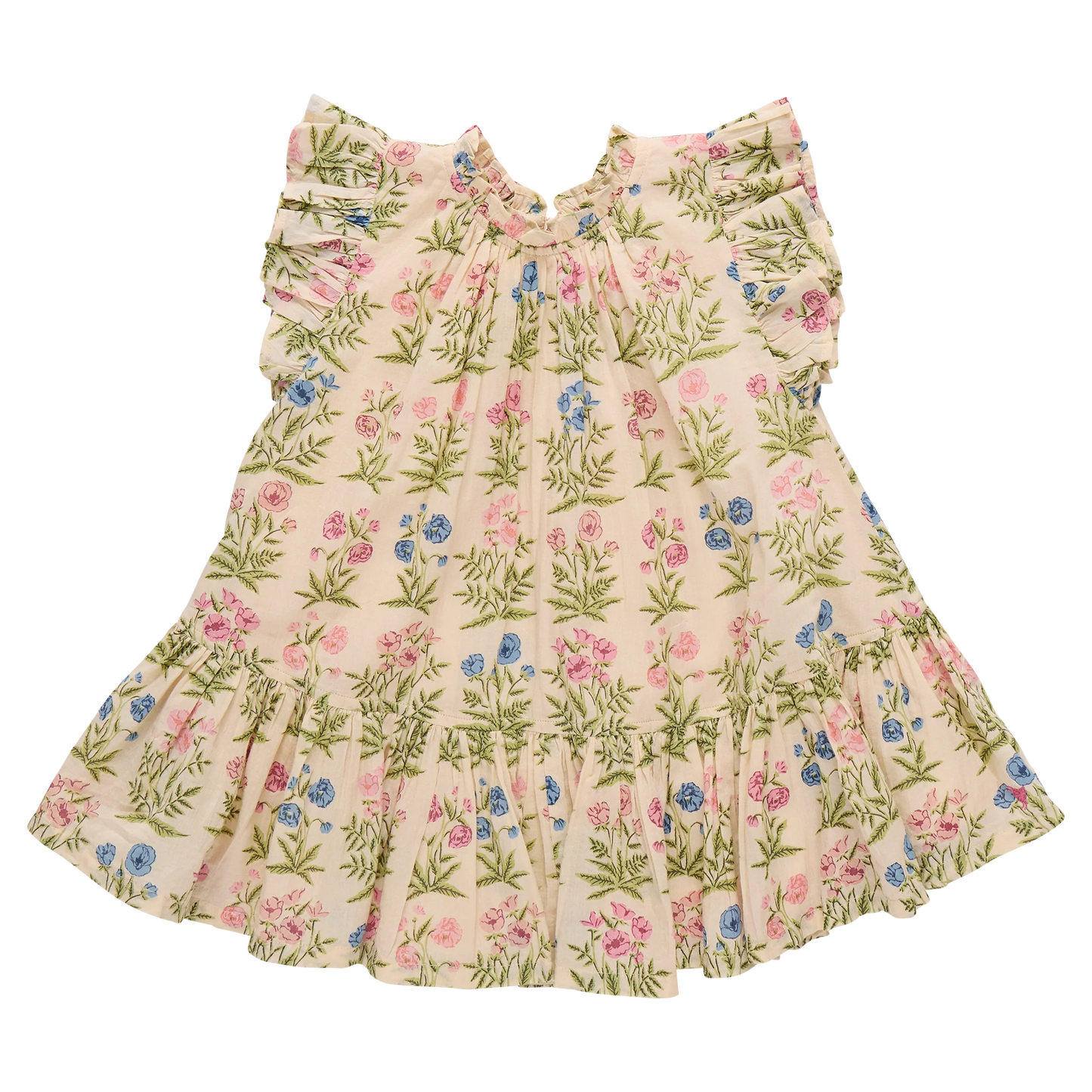 Girls Harper Dress - Leafy Floral