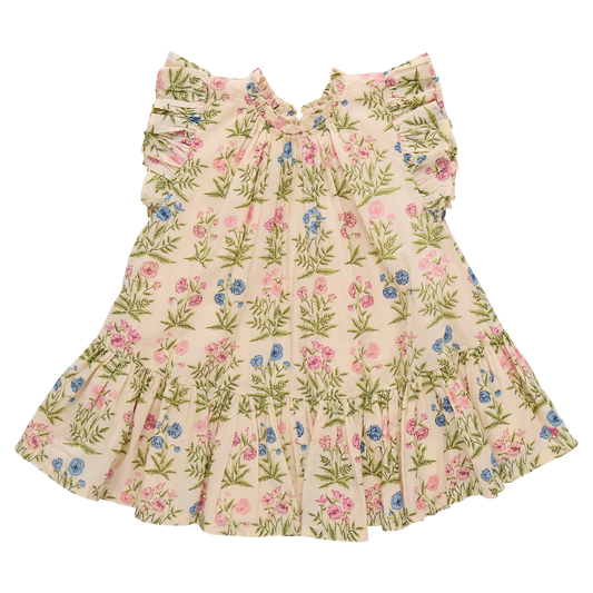 Girls Harper Dress - Leafy Floral