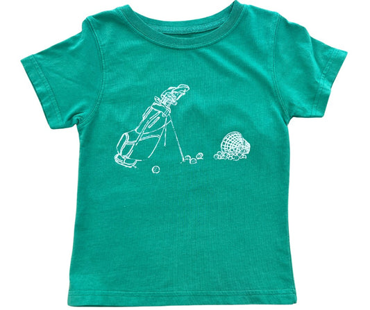 SS Green Golf Bag T-Shirt