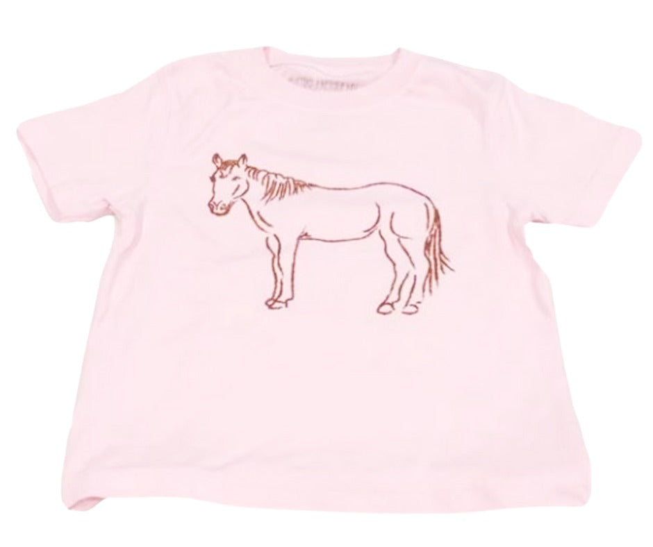 SS Light Pink Horse T-Shirt