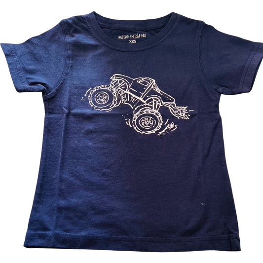 SS Navy Monster Truck T-Shirt