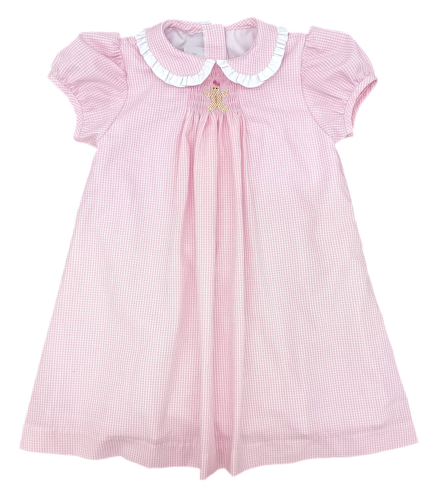 *PRE-ORDER* Pink Smocked Gingerbread Dress