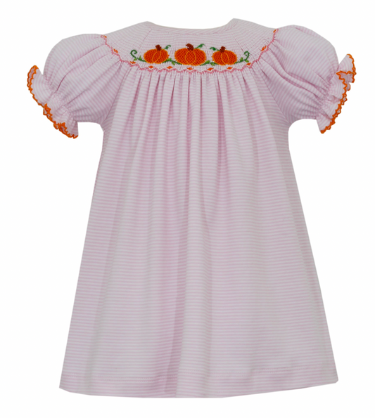 Pumpkin Patch Smocked Bishop Dress