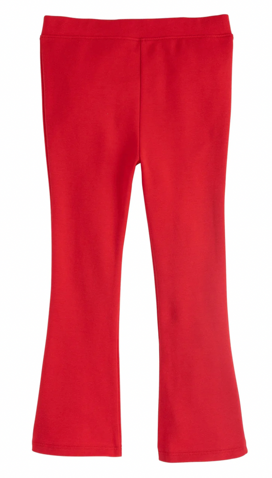 Kick Flare Legging- Red