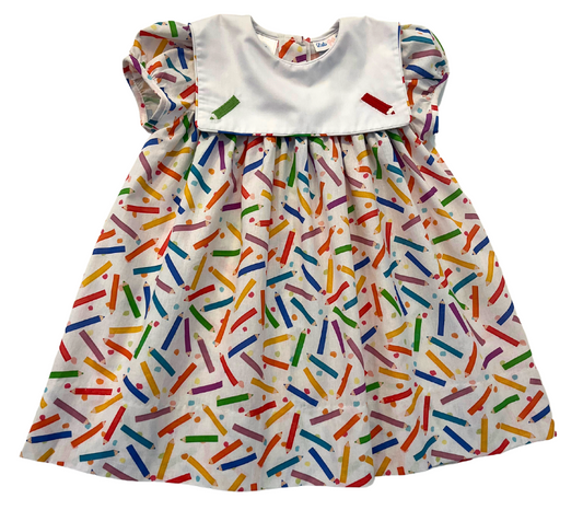Loula Dress- Crayons