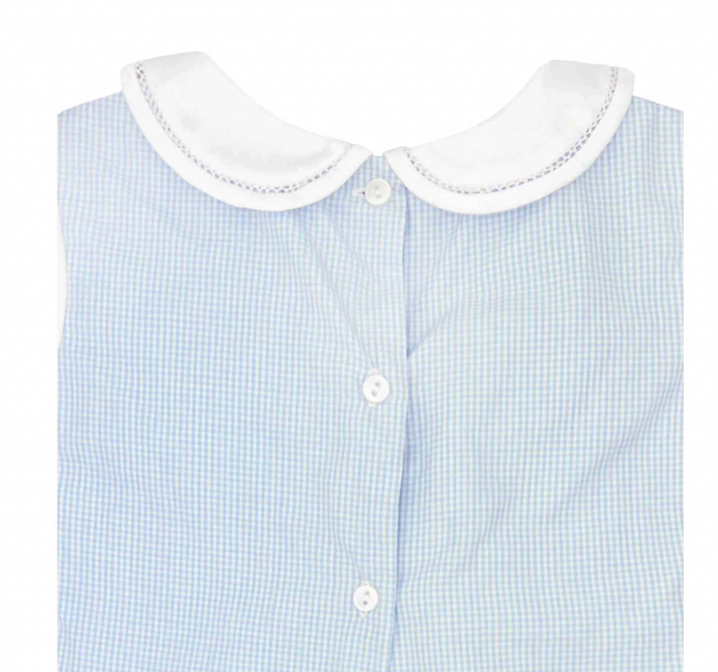 Romper with Side Tabs- Blue
