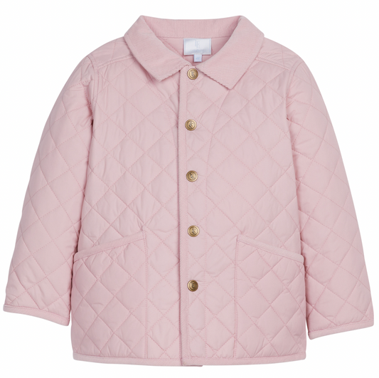 Classic Quilted Jacket- Light Pink
