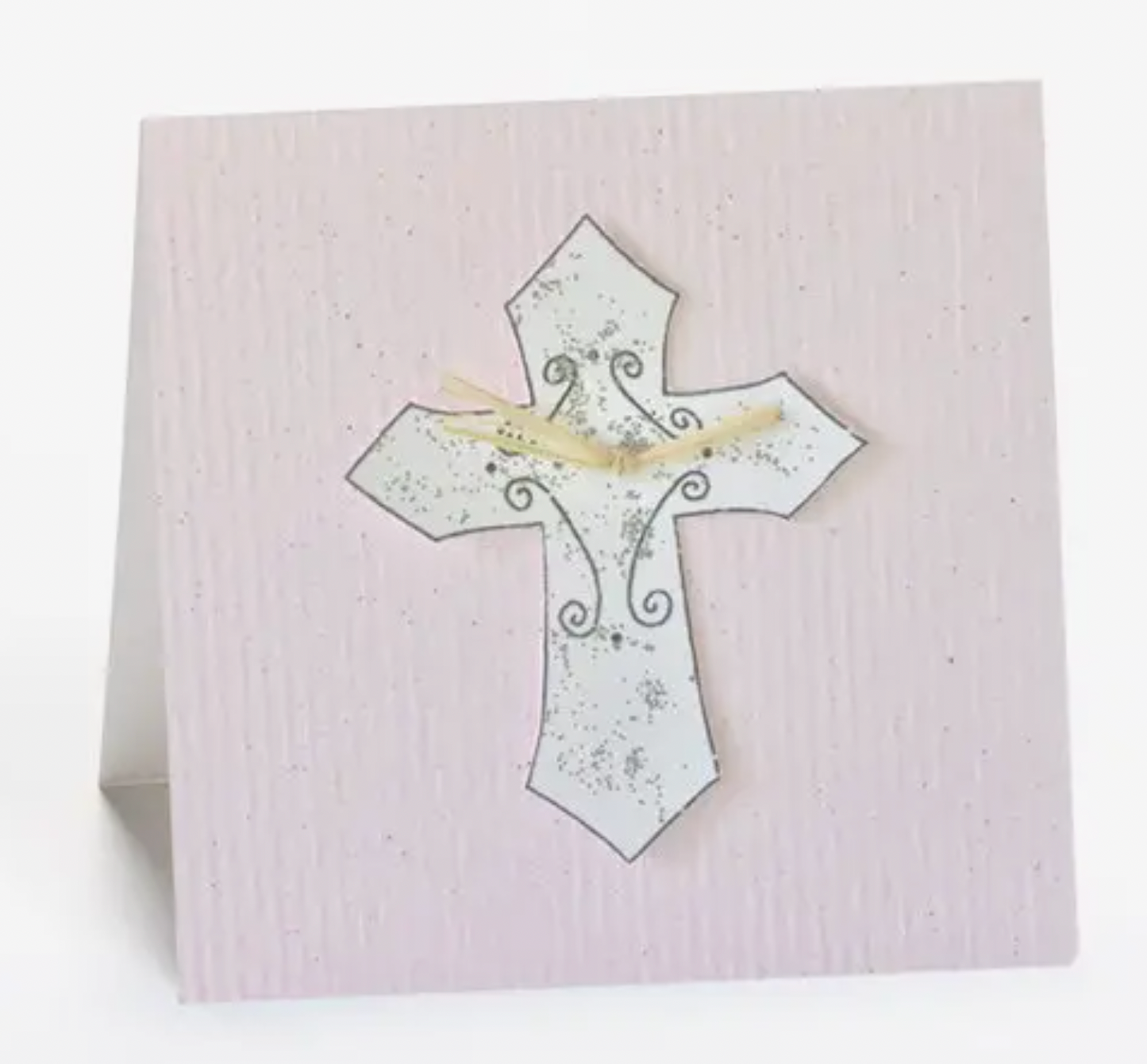Cross Gift Enclosure Card- Pink
