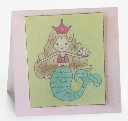 Mermaid Gift Enclosure Card