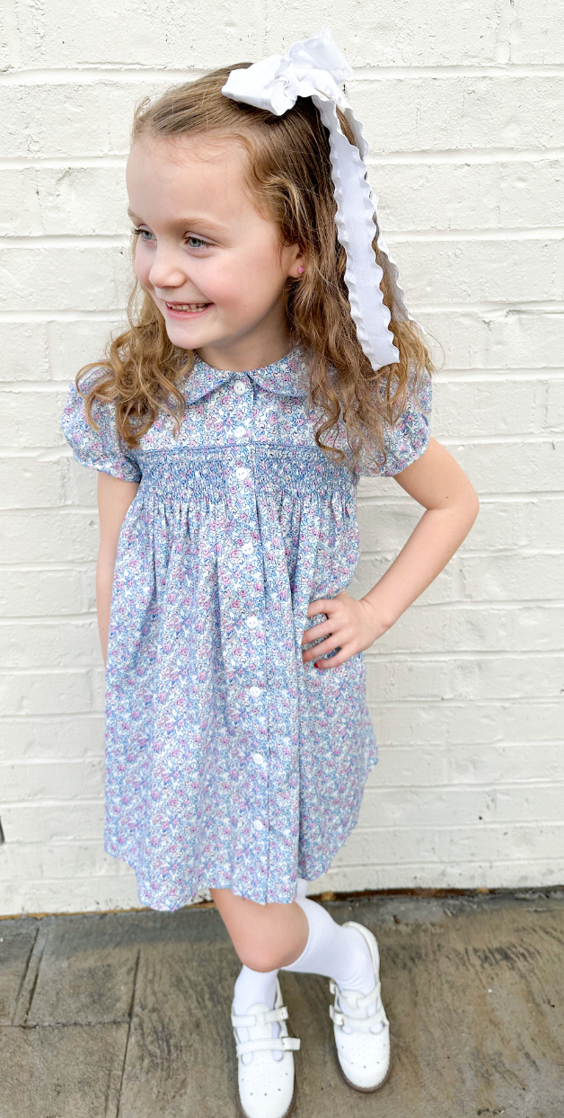 Ella Dress- Fall Floral – Brother and Sissy Children's Boutique