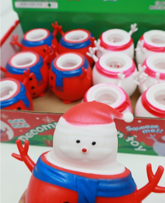 Xmas Santa Snowman Squeeze Toy