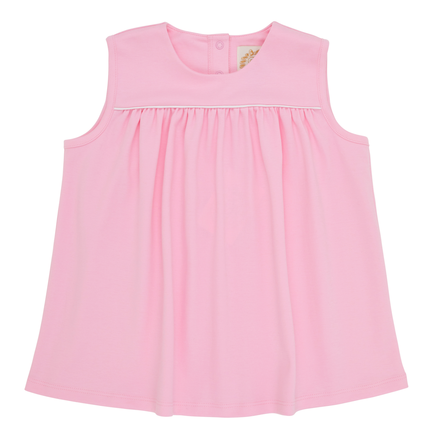Dowell Day Top- Pier Party Pink/Worth Avenue White