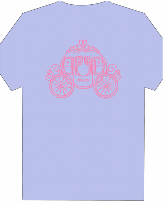 Short Sleeve Light Purple Carriage T-Shirt