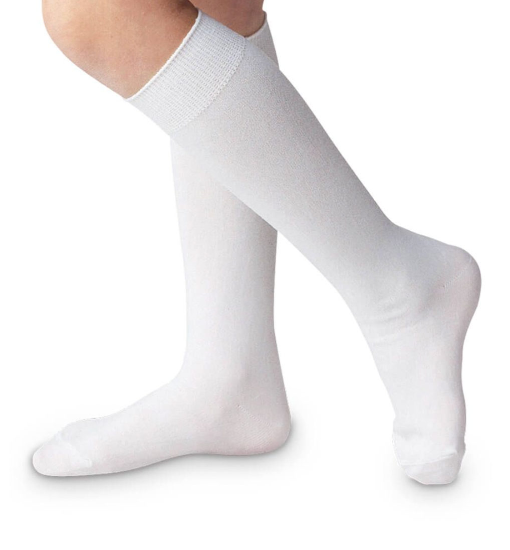 Classic White Knee High Socks