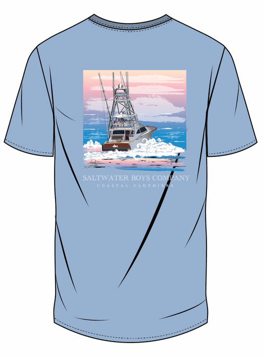 Offshore Boat Graphic Tee - Short Sleeve