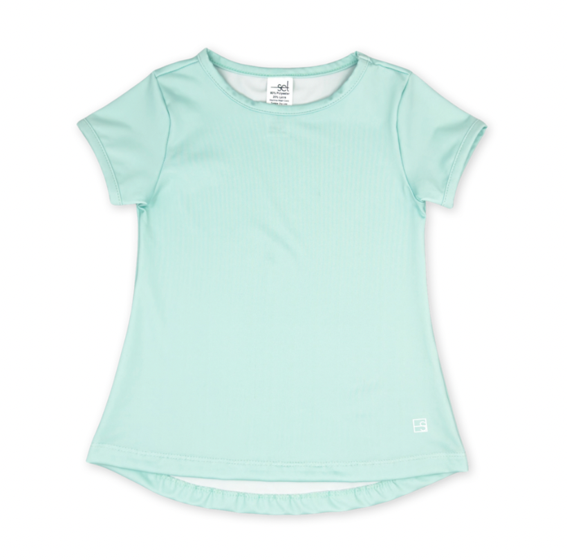 Bridget Basic Tee- Cool Mint