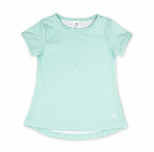 Bridget Basic Tee- Cool Mint