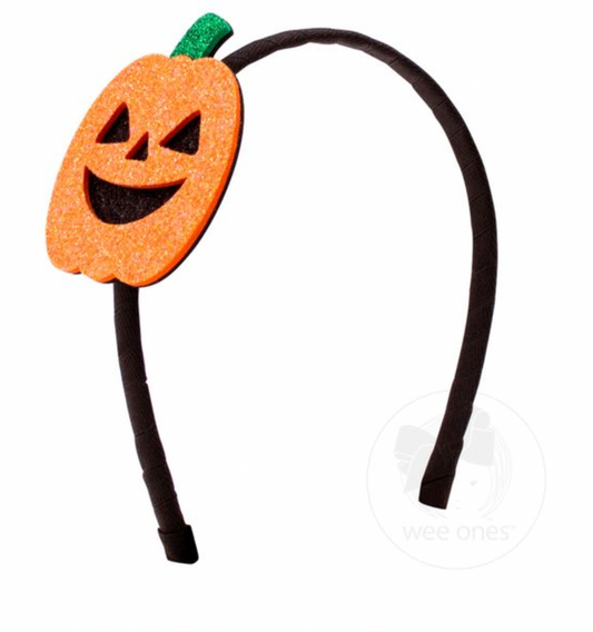 Glitter Foam Halloween Jack-O-Lantern Headband